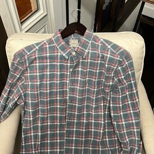 JCrew flannel shirt. Long sleeve